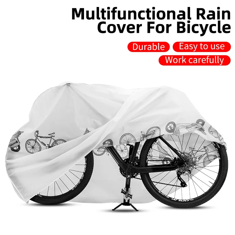 

Bicycle Rain Cover Sun Protection Riding Protection Durable Bottom Hook Drop Bag Dust-proof Mountain Bike Road Bike Accessories
