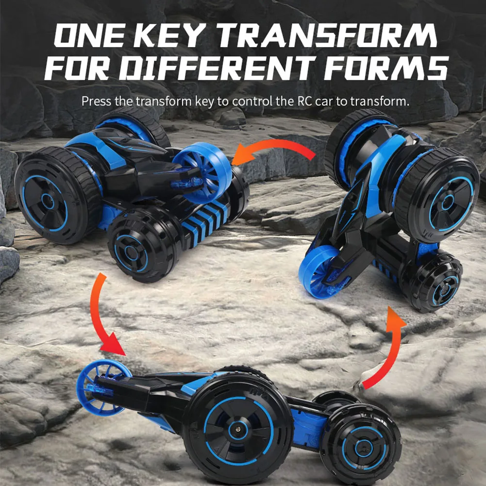 

Toys Double Sided Electric Children 360 Degree 2.4G Stunt Car Remote Control Off Road Gift Race