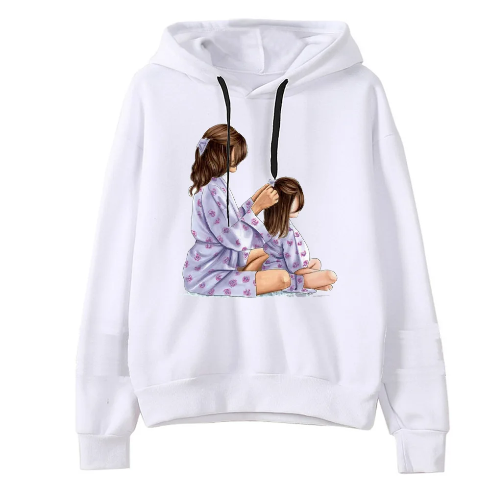  8 Styles New 2019 Autumn Winter Women MOM Mouse Print Hoodies The Twins Baby Mouse Printed Hooded T