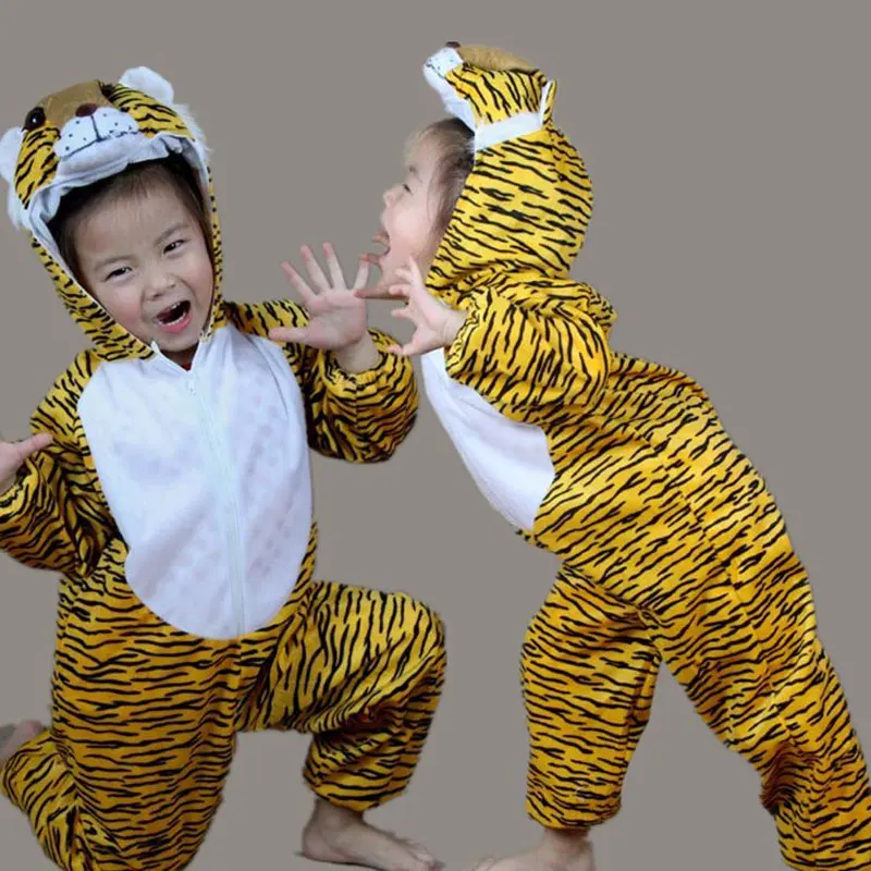 Umorden Children Kids Girl Boy Cartoon Animals Costumes Performance Suit Tiger Children's Day Halloween Costumes Jumpsuit Umorden Children Kids Girl Boy Cartoon Animals Costumes Performance Suit Tiger Children's Day Halloween Costumes Jumpsuit