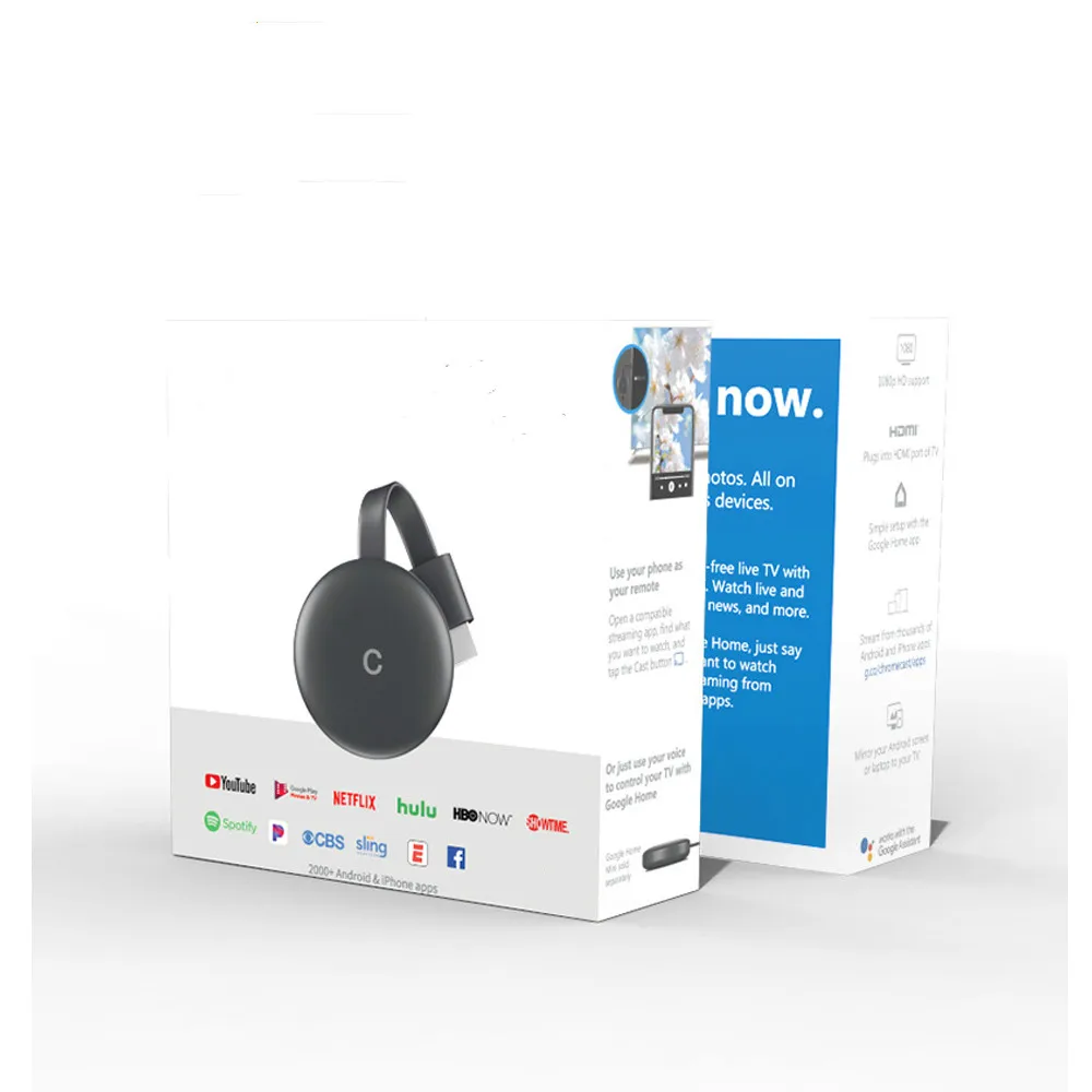 2019 New tv stick 5g wifi 4k1080p mobilescreen cast mirroring adapter g12 Support Netflix youtube Android