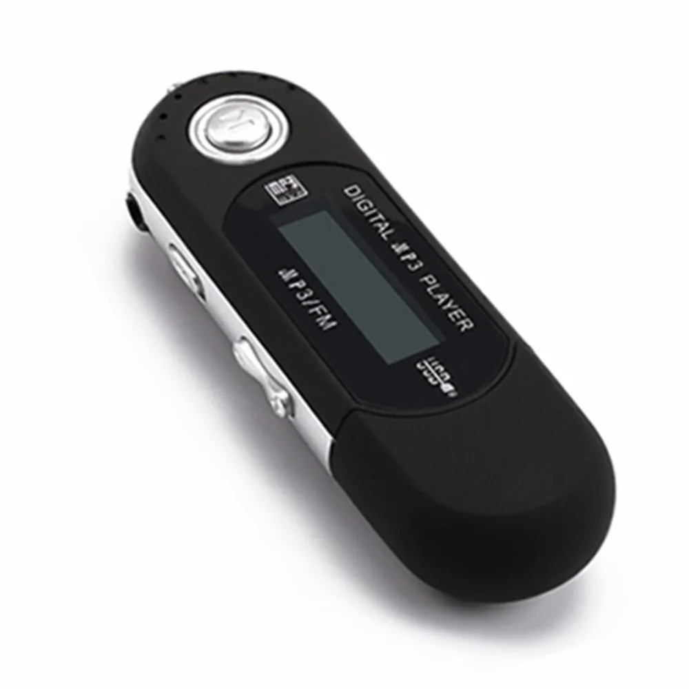 Цифровой мини USB MP3 музыкальный плеер функция FM радио с TF слот для карты ЖК-экран портативный USB флэш-накопитель с наушником