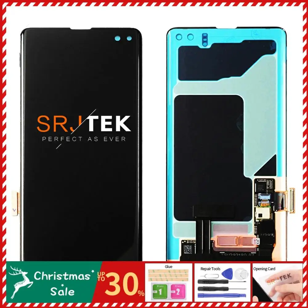 Активно-матричные осид, S10 ЖК-дисплей для SAMSUNG Galaxy S10 G973F G973 S10 плюс S10+ S10E ЖК-дисплей G975 G975F кодирующий преобразователь сенсорного экрана в сборе