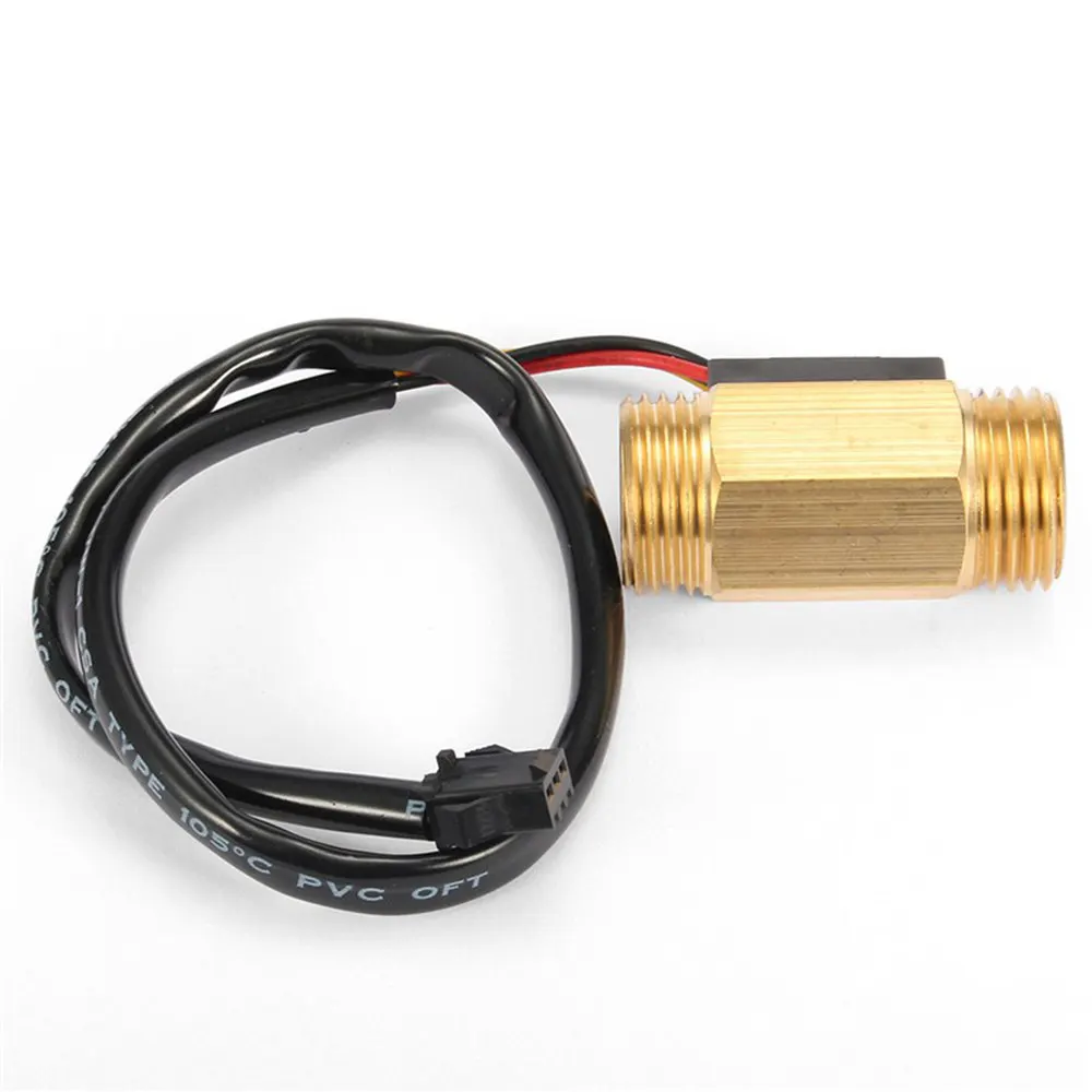 100°C Hot Water Flow Sensor 24V BSP G1/2" USC HS21TI Turbinemeter 1 30L