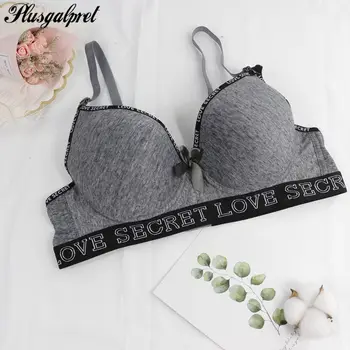 

Plusgalpret B C Cup Fashion Women Bra Non-Push Up Adjustable Underwired Bras Cotton Underwear Brassiere Female Soft Bra
