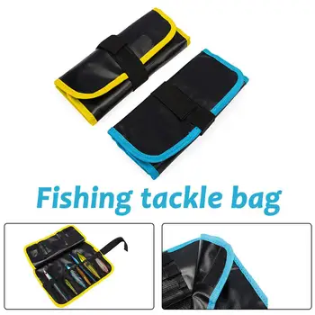 

Fishing Accessories Lure Bag Waterproof PVC Jig Bag 12 Slots Fishing Bag Lure Organizer