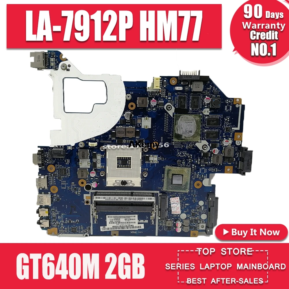 Voor Acer Aspire V3-571 V3-571G E1-571G Laptop Moederbord HM77 DDR3 NBRZP11001 Q5WVH LA-7912P GT640M GT630M 2 Gb Voor Acer Aspire V3-571 V3-571G E1-571G Laptop Moederbord HM77 DDR3 NBRZP11001 Q5WVH LA-7912P GT640M GT630M 2 Gb
