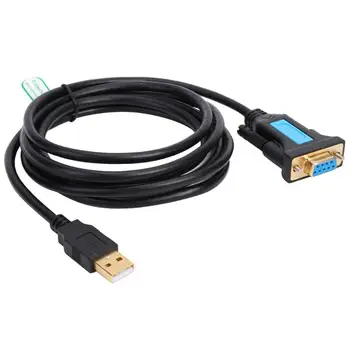 

CableDeconn RS232 Female Converter Cable C0407 USB to RS232 Male to Female PL-2303 2m Adapter Cord