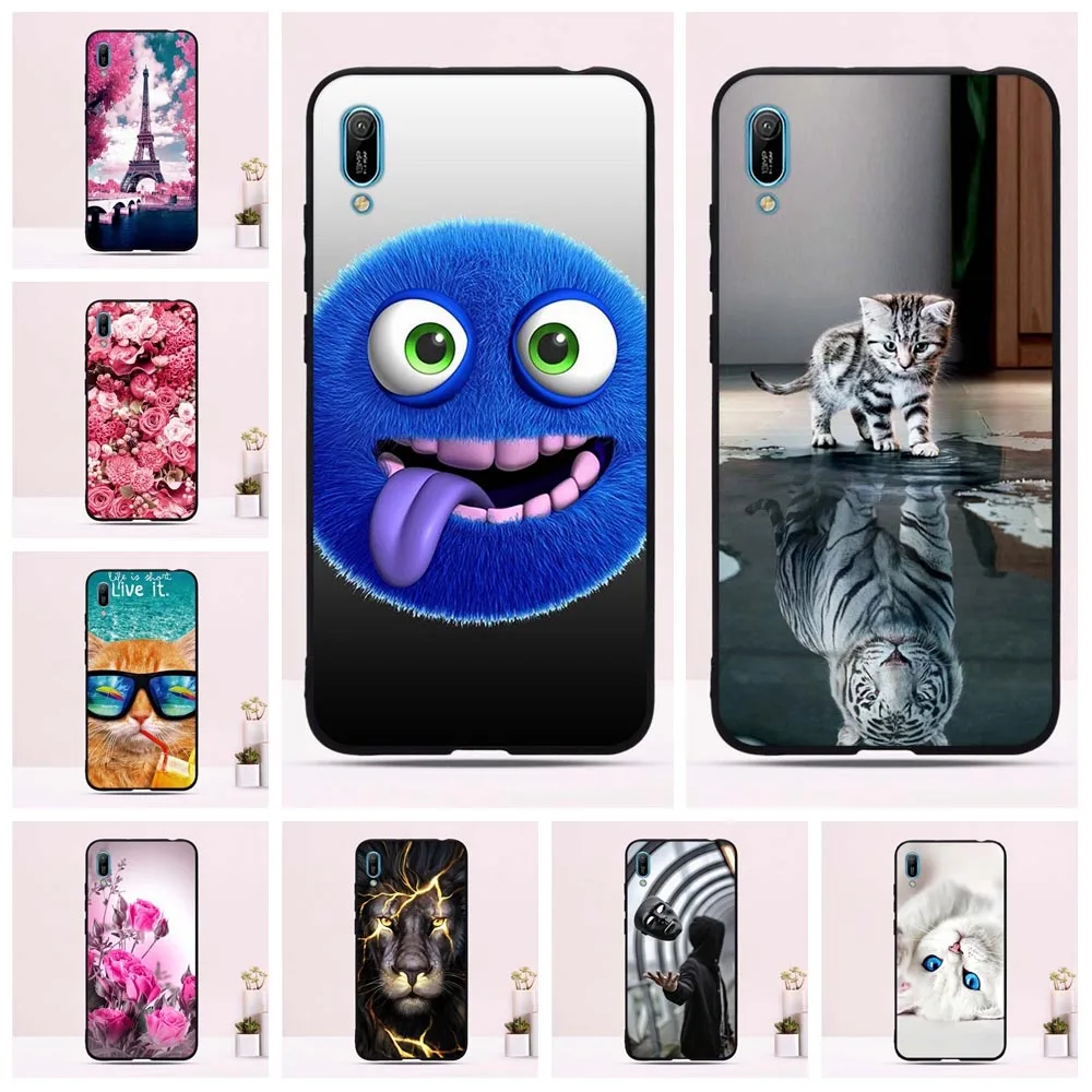 

For Huawei Honor Play 8A Case Without Fingerprint lock Silicone TPU Cover for Huawei Y6 Pro Case 2019 Enjoy 9e Cover Phone Cases