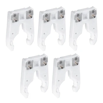

5PCS/Lot ISO30 Tool Holder Clamp Iron+ABS Flame Proof Rubber Claw