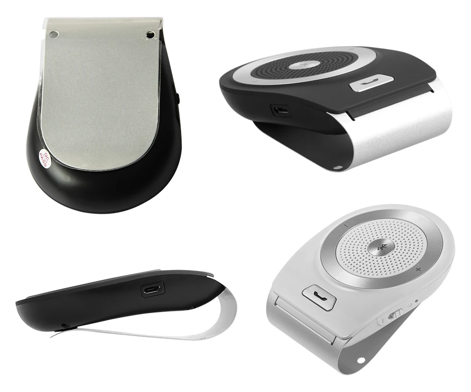 AOSHIKE 1 шт., автомобильный Bluetooth комплект T821, громкая связь, динамик, поддержка Bluetooth 4,1 EDR, беспроводной автомобильный комплект, солнцезащитный козырек, автомобильный громкий звонок