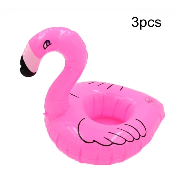 1set Flamingo DIY Paper Umbrella Drink Picks Paperboard Crafts Straws Pineapple For Summer Birthday Hawaiian Party Decorations 3pcs