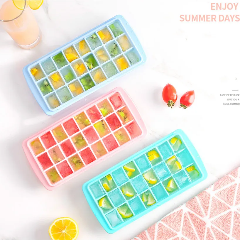 

24 lattice ice mould DIY square silica gel ice box food grade silica gel ice lattice Homemade ice hockey stick