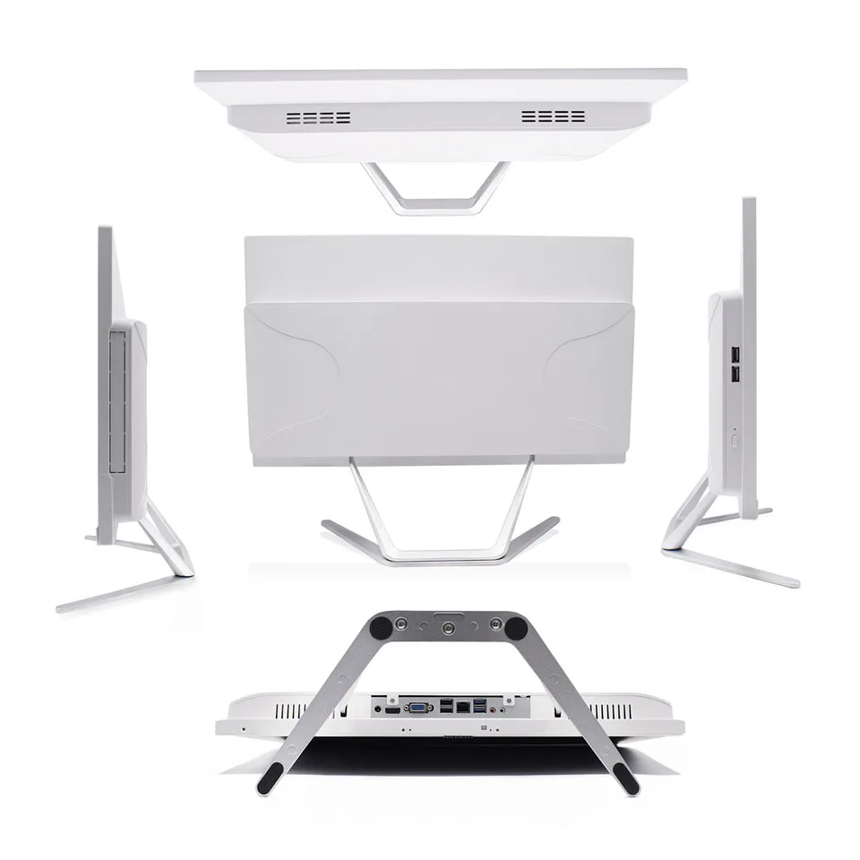 VENOEN 23.8inch All-in-One Desktop Computer Core I5 5005U i5 4200U I7 4500U Windows10 Linux Office Computer