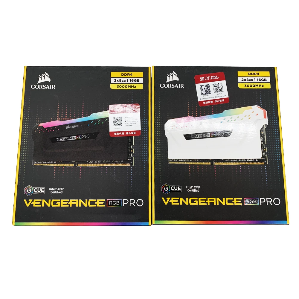 Оперативная память CORSAIR Vengeance DDR4 RGB PRO, 2 шт, 16 ГБ, двухканальный, 3000 МГц, 3200 МГц, 3600 МГц, поддержка памяти DIMM для настольных ПК, материнская плата