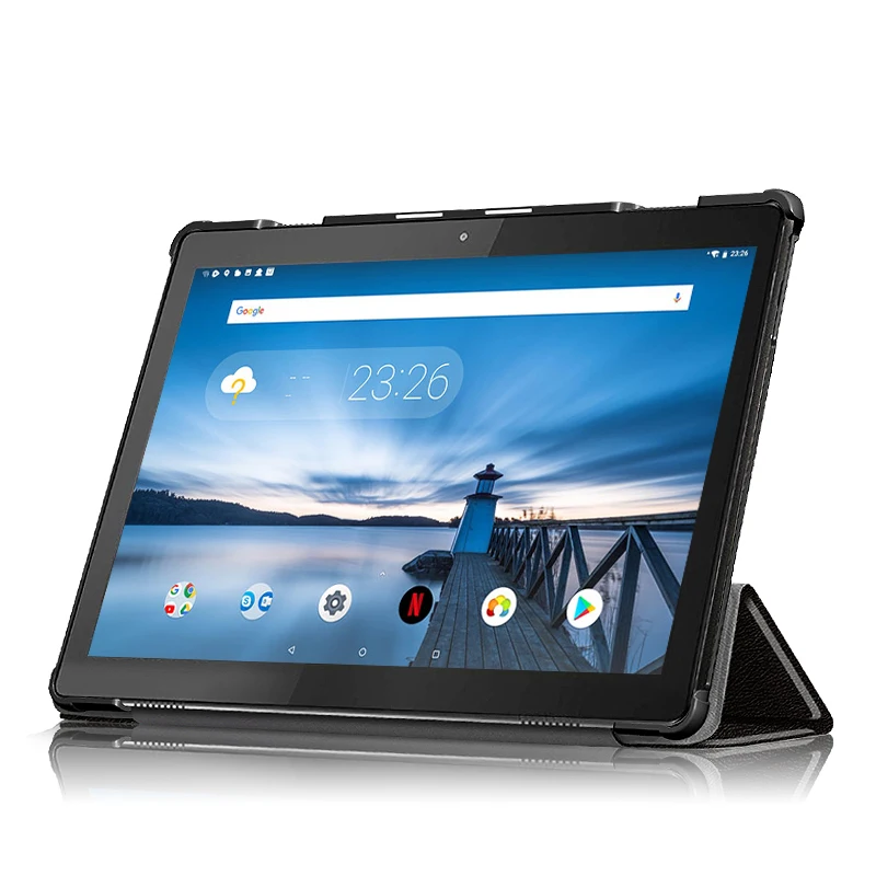 Чехол для lenovo Tab M10, чехол TB-605F TB-605L, TB-505F, планшет, кожа, смарт, 10,1 дюймов, тонкая подставка, Shll, кожа, магнитный складной чехол