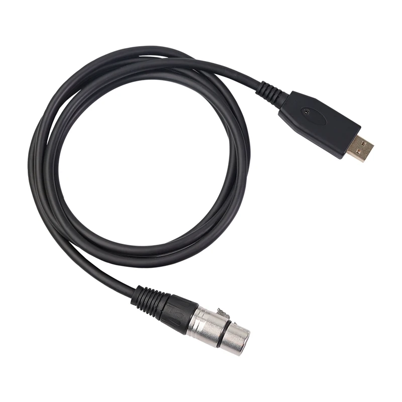 USB Microphone Cable 10Ft Male To XLR Female Mic Link Converter Studio Audio Connector Cords Adapter | Электроника