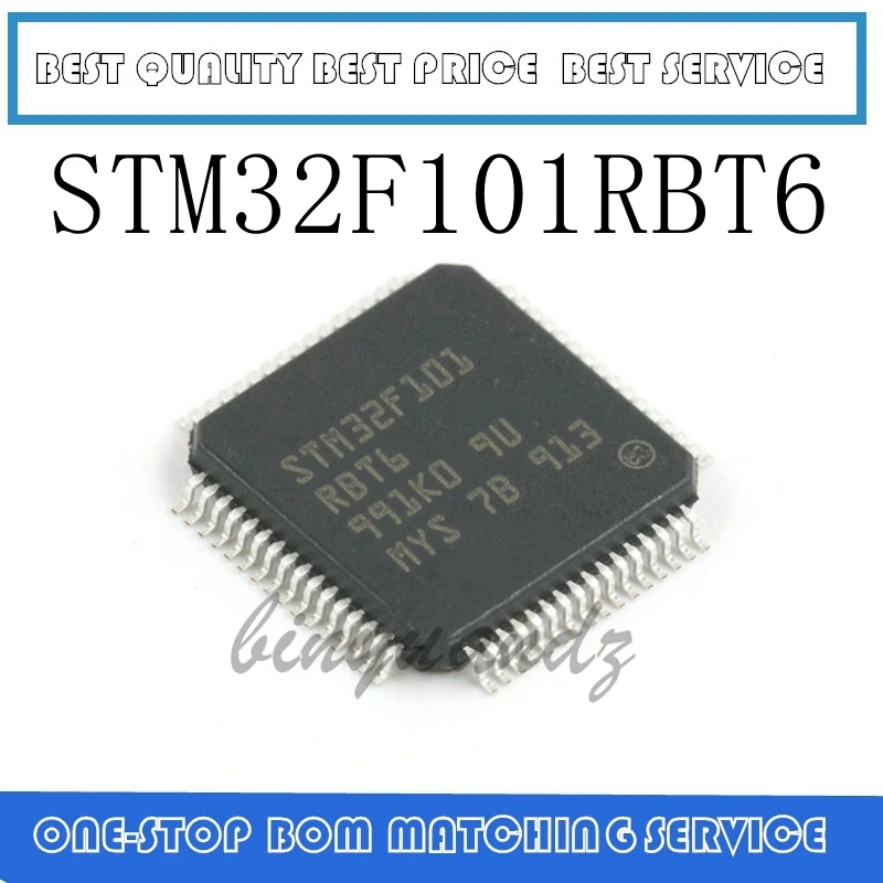 5 шт./лот STM32F101RBT6 STM32F101 RBT6 QFP-64