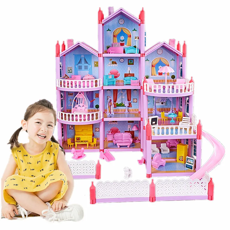 assembled doll house