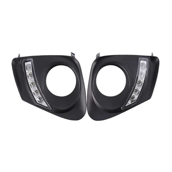 

LED Daytime Running Light DRL with Fog Lamp Cover For Toyota Corolla 2010-13 1:1