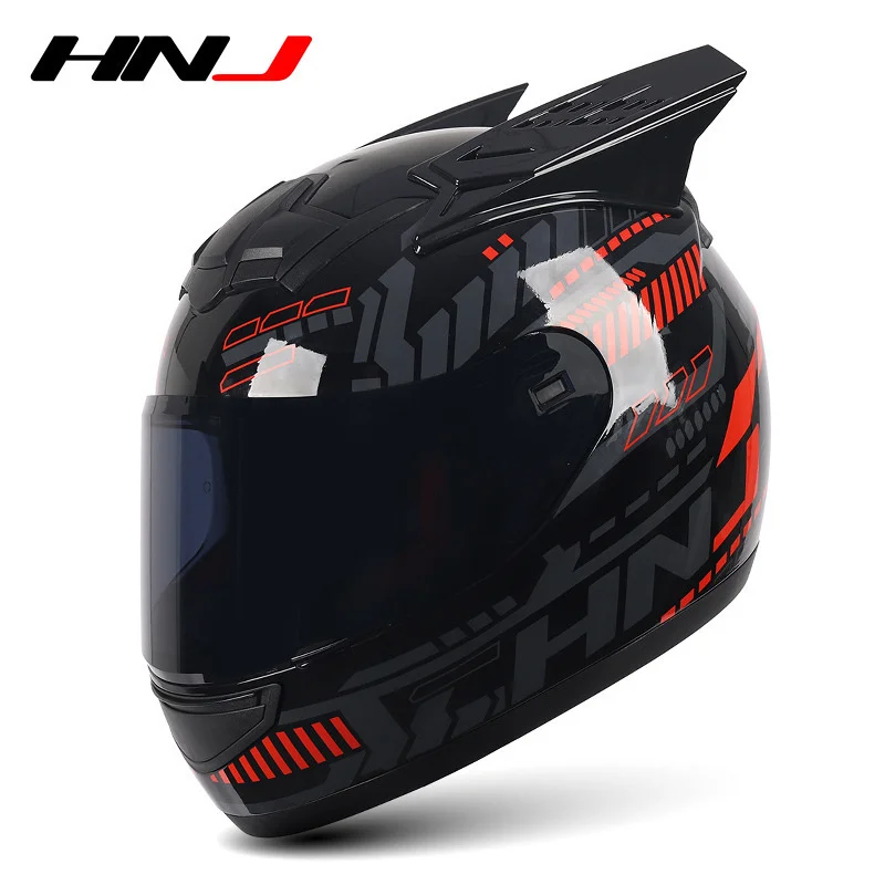 2 Regali Hnj Casco Moto Integrale Donna Casco Moto Casco Moto Personalità Motore Casco Motocross 2021
