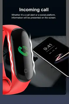 

M4 Sport Smart Band Fitness Tracker Heart Smart Watch Smart Bracelet Heart Rate Blood Pressure Monitor Health Wristband