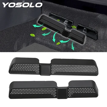 

YOSOLO 2PCS/Set Dustproof Back Seat Under Ventilation Car Vent Cover Car Air Outlet Cover For Skoda Kodiaq 2016 2017 2018