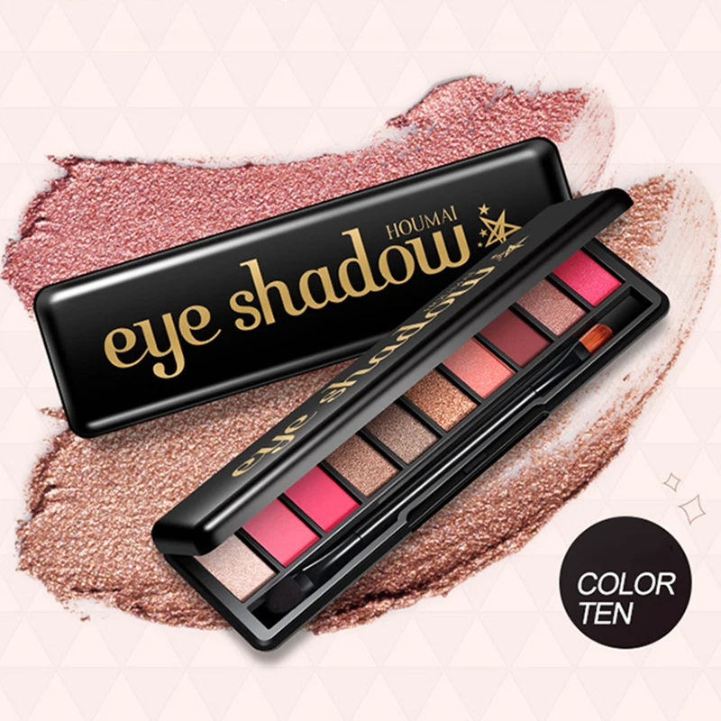 40 цветов Палетка теней для век водостойкая Дымчатая палитра матовая пудра