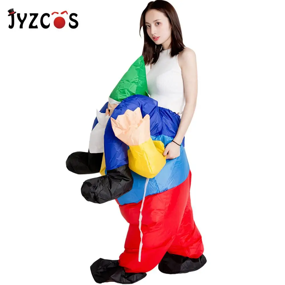JYZCOS костюм Санта-Клауса для косплея, Рождественский надувной костюм снеговика, костюм Санта-Клауса, одежда для талисмана, вечерние костюмы на Хэллоуин