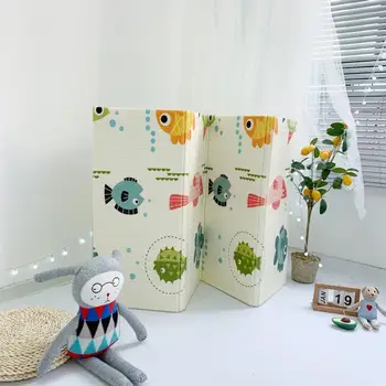 

Foldable Cartoon Baby Play Mat 1cm Thickness XPE Puzzle Children's Mat Baby Climbing Pad Kids Rug Baby Games Mats