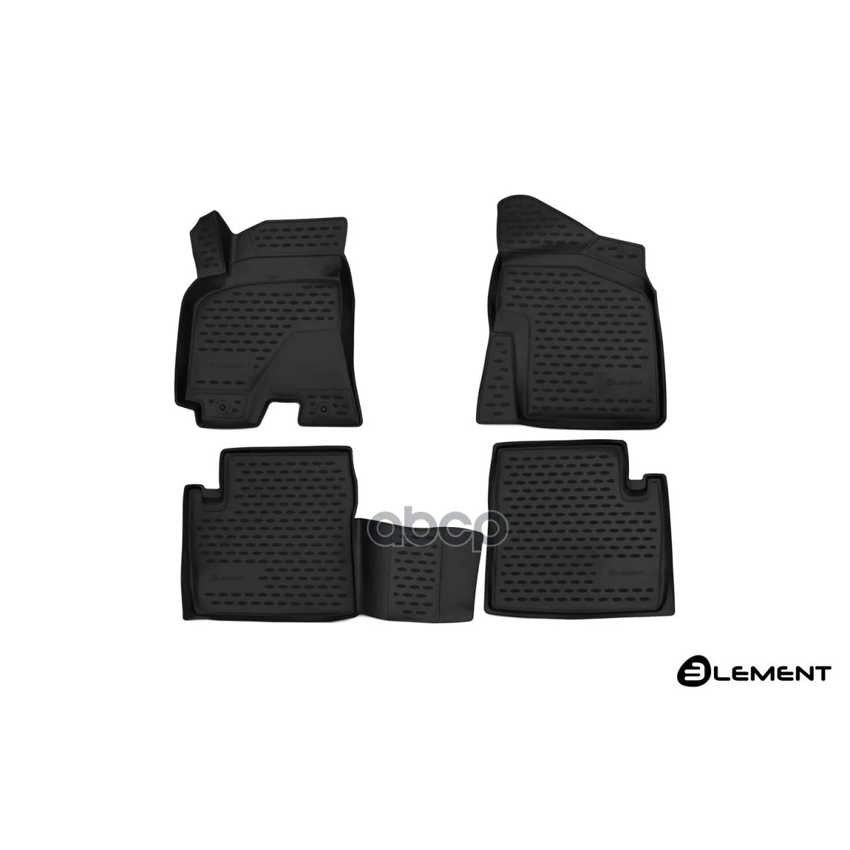 Коврики 3d В Салон Chery Tiggo 3,-, 4 Шт.(Полиуретан) ELEMENT арт. ELEMENT3D6322210