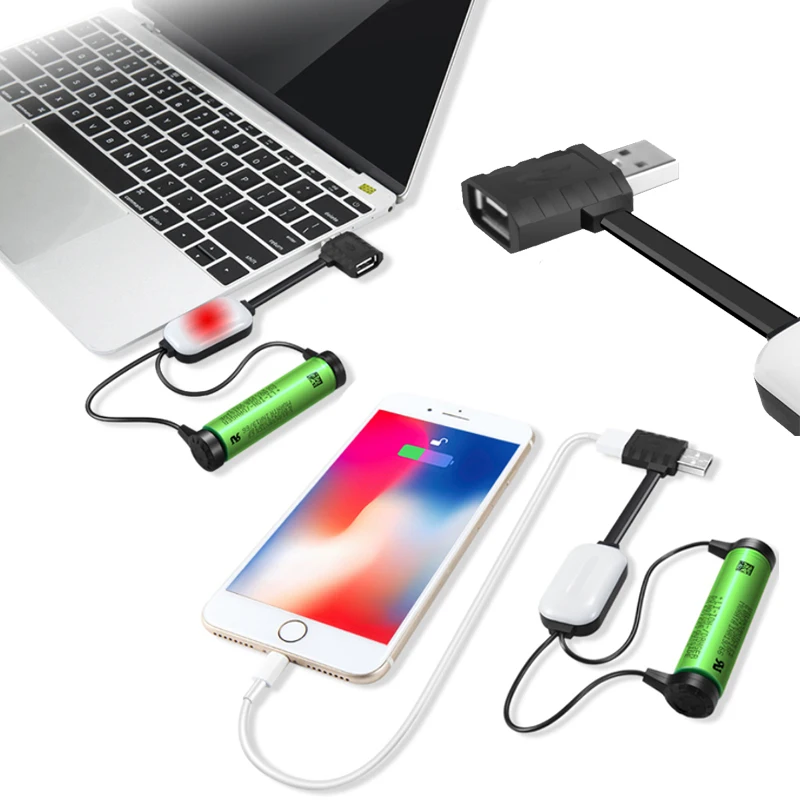 Magnetic 18650 Li-Po Battery Charger Multifunction Li Ion Battery Charging Cable Reverse Charge Power for iPhone Xiaomi Huawei Magnetic 18650 Li-Po Battery Charger Multifunction Li Ion Battery Charging Cable Reverse Charge Power for iPhone Xiaomi Huawei