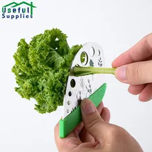 

Creative 9-hole Herb Cutter Multi-purpose Stainless Steel Herb Cutter Stripper Herb Cutter Stripper for Kitchen Convenience