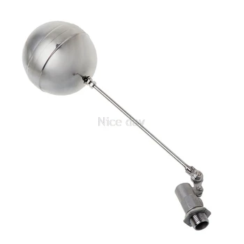 

DN15 Male Thread Water Tank Ball Stainless Steel Flow Control Float Sensor Valve F16 20 Dropship