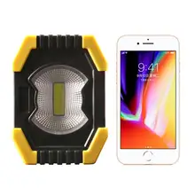 XANES светодиодный COB Y2F 50 Вт лампа солнечная USB перезаряжаемый портативный Рабочий прожектор IP65 водонепроницаемый прожектор лампа для тента на кемпинге фонарь