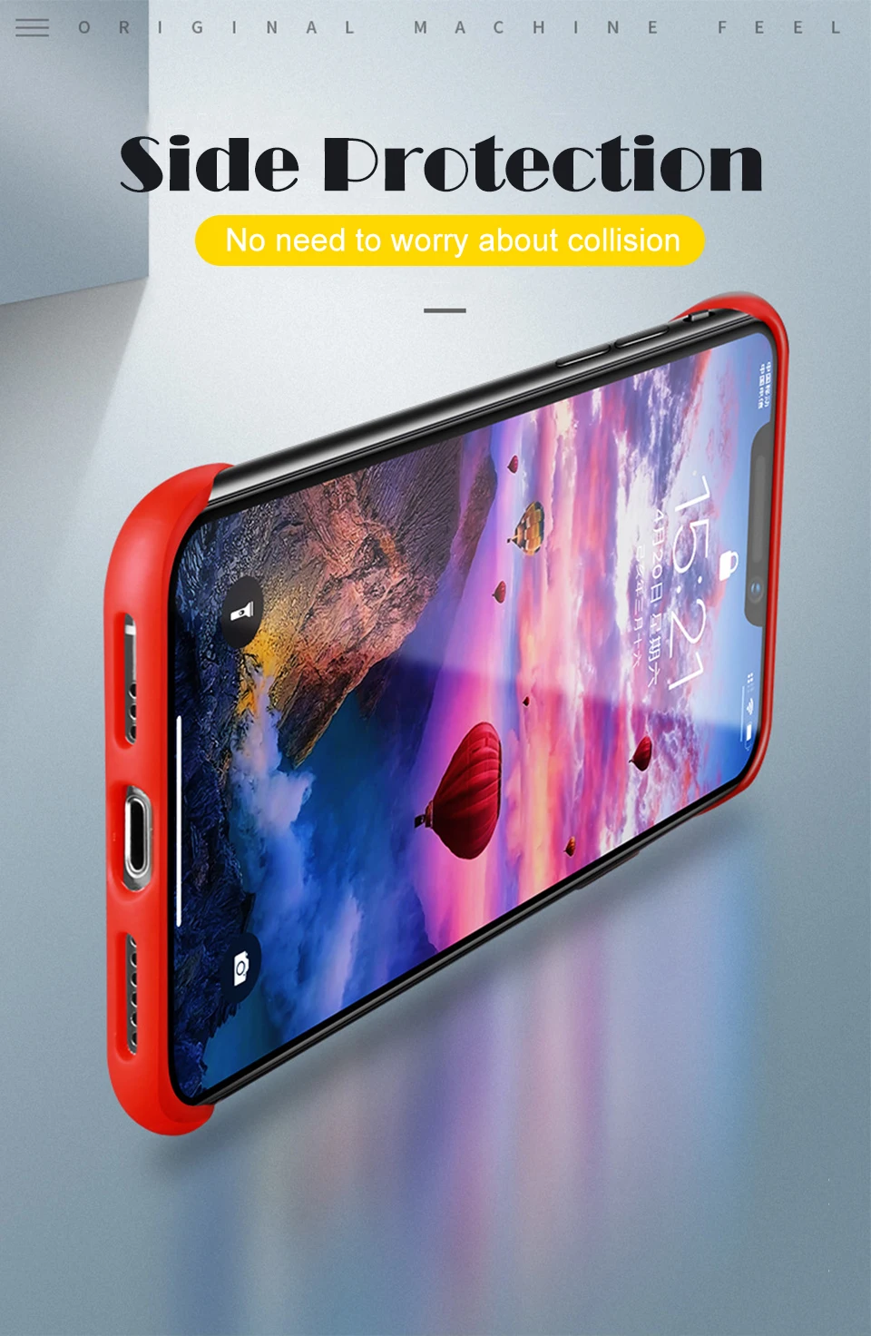 Прозрачный чехол для iPhone X XS MAX XR 6 6S 7 7S 8 Plus Прозрачная защитная задняя крышка красный черный матовый Твердый защитный чехол
