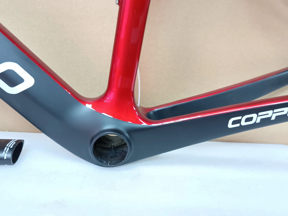 Carbon Bicycle Frame Aero Road Frameset Fork + Seatpost + Clamp + Headset 47 50 53 55 57cm