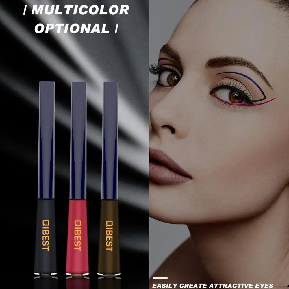 

12 Colors Eyeliner Pen Long-lasting Waterproof Smudge-proof Colored Liquid Eyeliner Eye-makeup