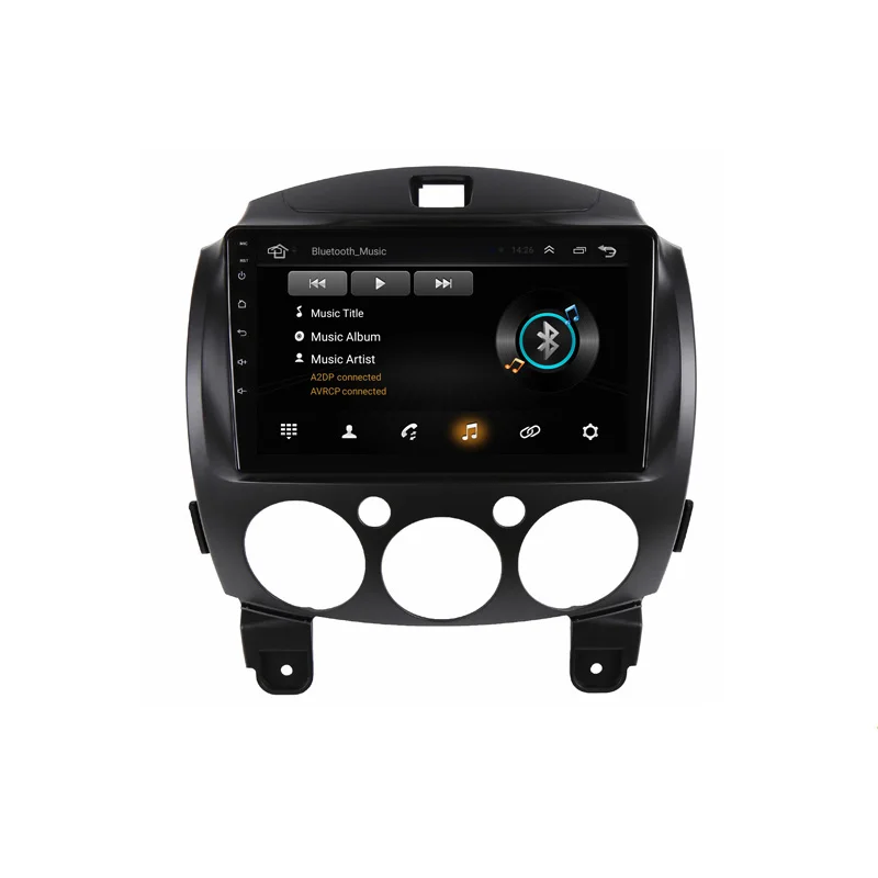 Sale 9" Android Car DVD Player GPS for Mazda 2 2007 2008 2009 2010 2011 2012 audio car radio stereo navigator with bluetooth wifi 20