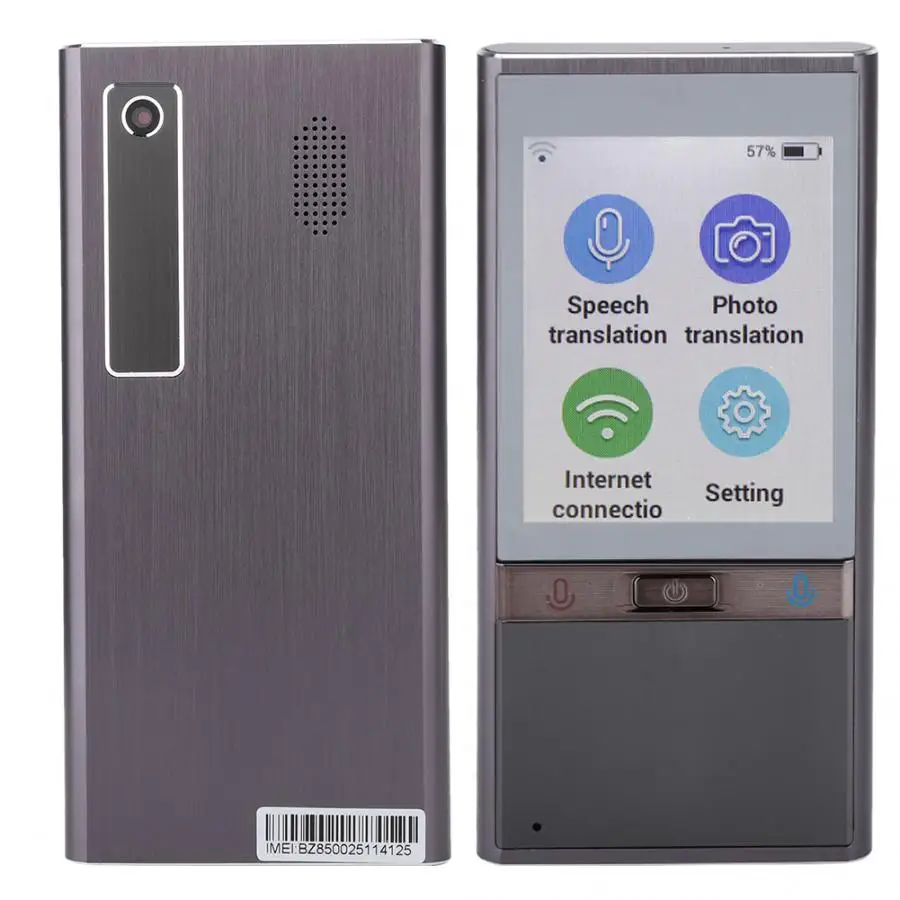 Новый T9 2 8 дюймов сенсорный экран wifi 106 языков камера Интеллектуальный голосовой