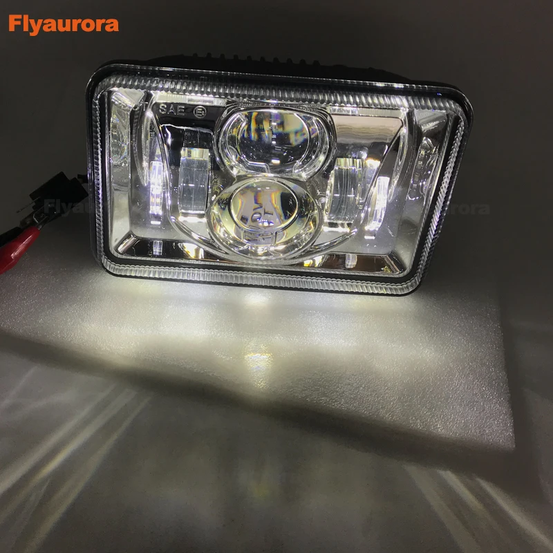 4x6 дюймов прямоугольный прожектор светодиодный грузовика фары море для Kenworth T800