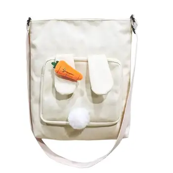 

Women Fashion Shoulder Crossbody Bag Canvas Large Capacity Handbag Totes