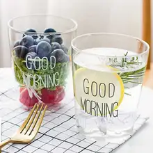 Прозрачная стеклянная кофейная кружка с ручкой термостойкая домашняя кухня для сока молока чайный стакан чашка для завтрака офисная Кружка 400 мл