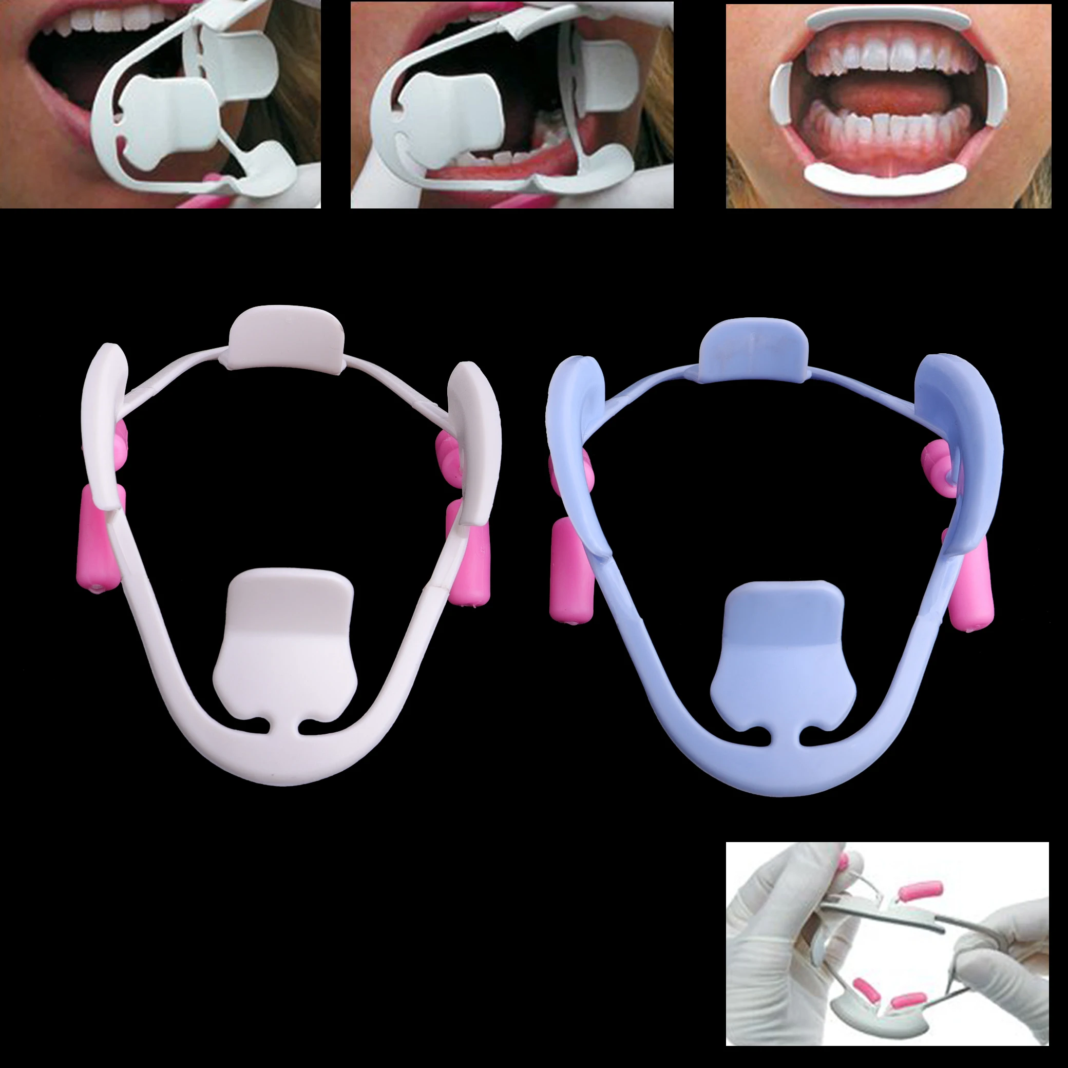 

2 Pcs 3D Dental Mouth Opener Orthodontic Intraorale Lip Retractor Tooth Cheek Expanders Oral Hygiene Dentistry Accessories