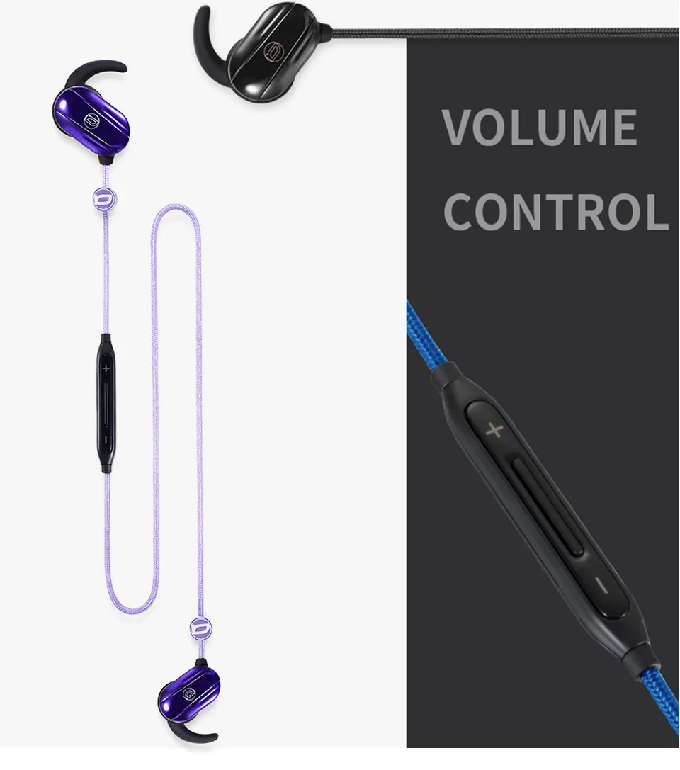 BachJohann BT05 беспроводные bluetooth стерео наушники магнитные спортивные басы Наушники громкой связи звонки с микрофоном для iPhone Android