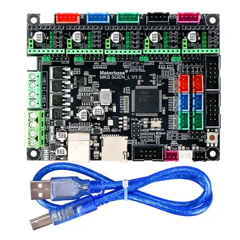 

Makerbase MKS SGen L 3D Printer Motherboard 32-Bit Controller Compatible with Marlin 2.0 Smoothie Firmware TMC2130/2208/2100 498