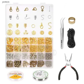 

24 Grid Jewelry Making Set DIY Handmade Earrings Necklace Bracelets Accessories Tools