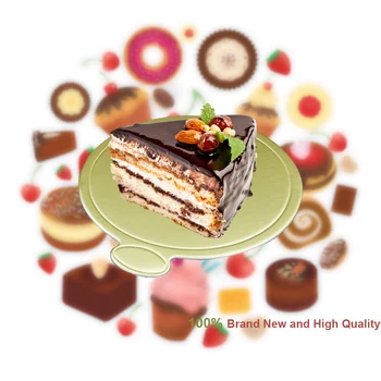 

Gold Kitchen Tool Paper Coasters Round Portable Edge Serving Baking Decoration Shiny Cake Paper Board Mousses Pastry Decorative