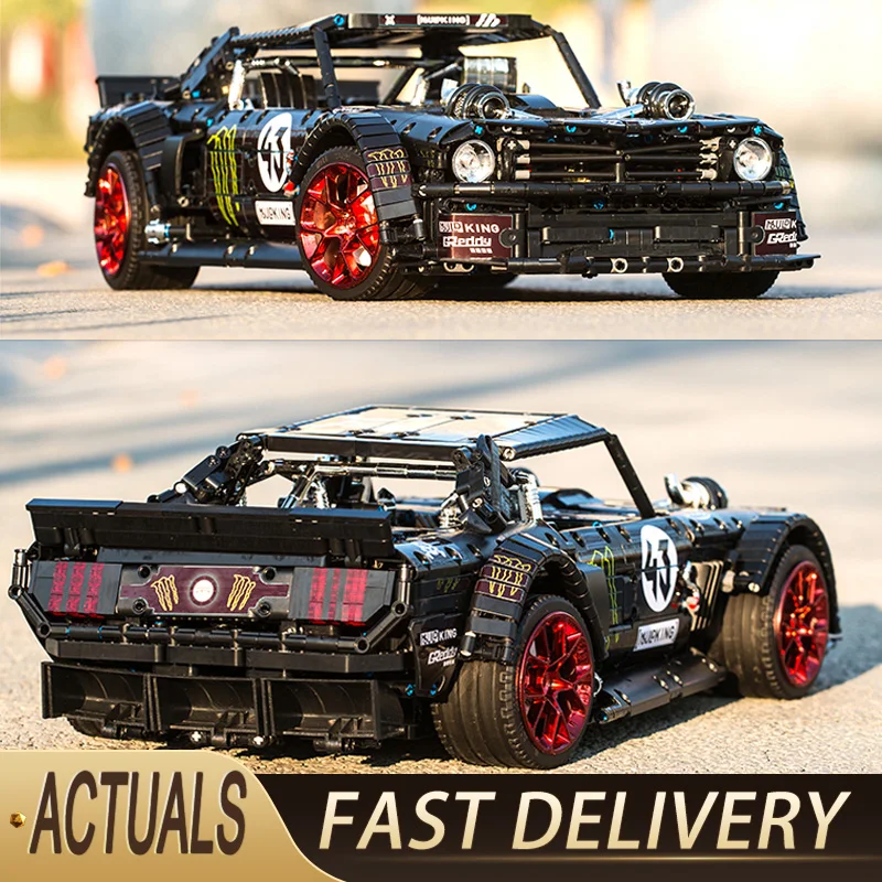 Ford Mustang Hoonicorn гоночный автомобиль техника серии Lepining 13108 строительные блоки