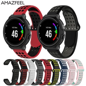 

10Pcs/Pack Silicone Watch Strap For Garmin Forerunner 230 235 220 620 630 735 735XT Wristband Strap Bracelet Watch Accessories